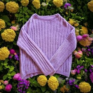 Soft and Fuzzy Light Purpley Pink Sweater